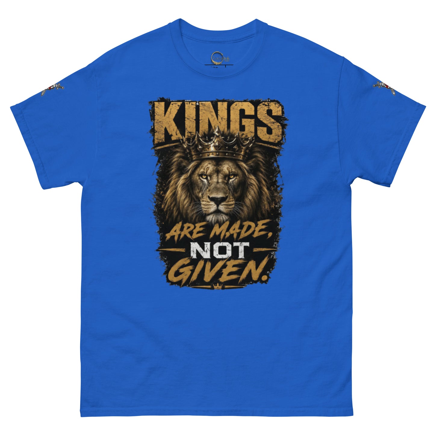 V.I.M 'Kings Are Made, Not Given' Lion Tee - Velvet Ink Market (V.I.M)