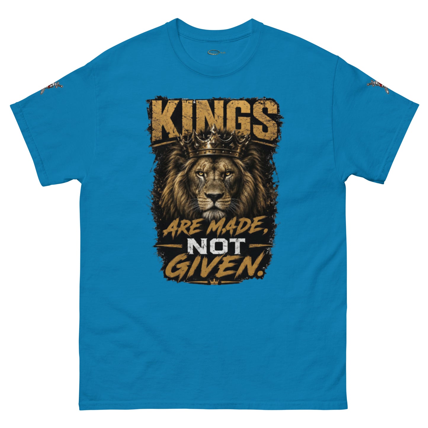 V.I.M 'Kings Are Made, Not Given' Lion Tee - Velvet Ink Market (V.I.M)