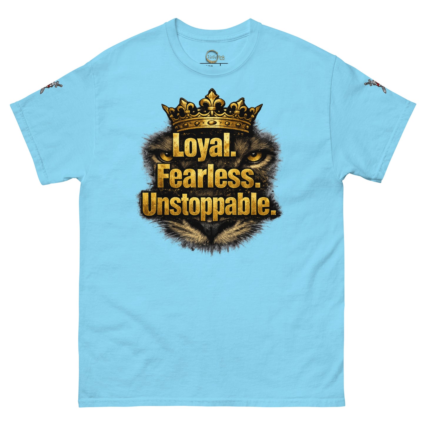 V.I.M 'Loyal. Fearless. Unstoppable.' Lion Tee - Velvet Ink Market (V.I.M)