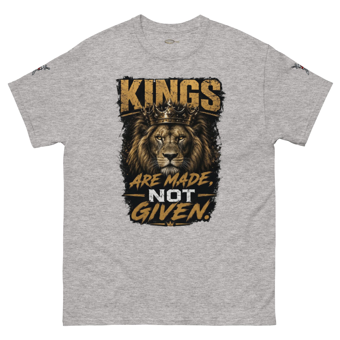 V.I.M 'Kings Are Made, Not Given' Lion Tee - Velvet Ink Market (V.I.M)