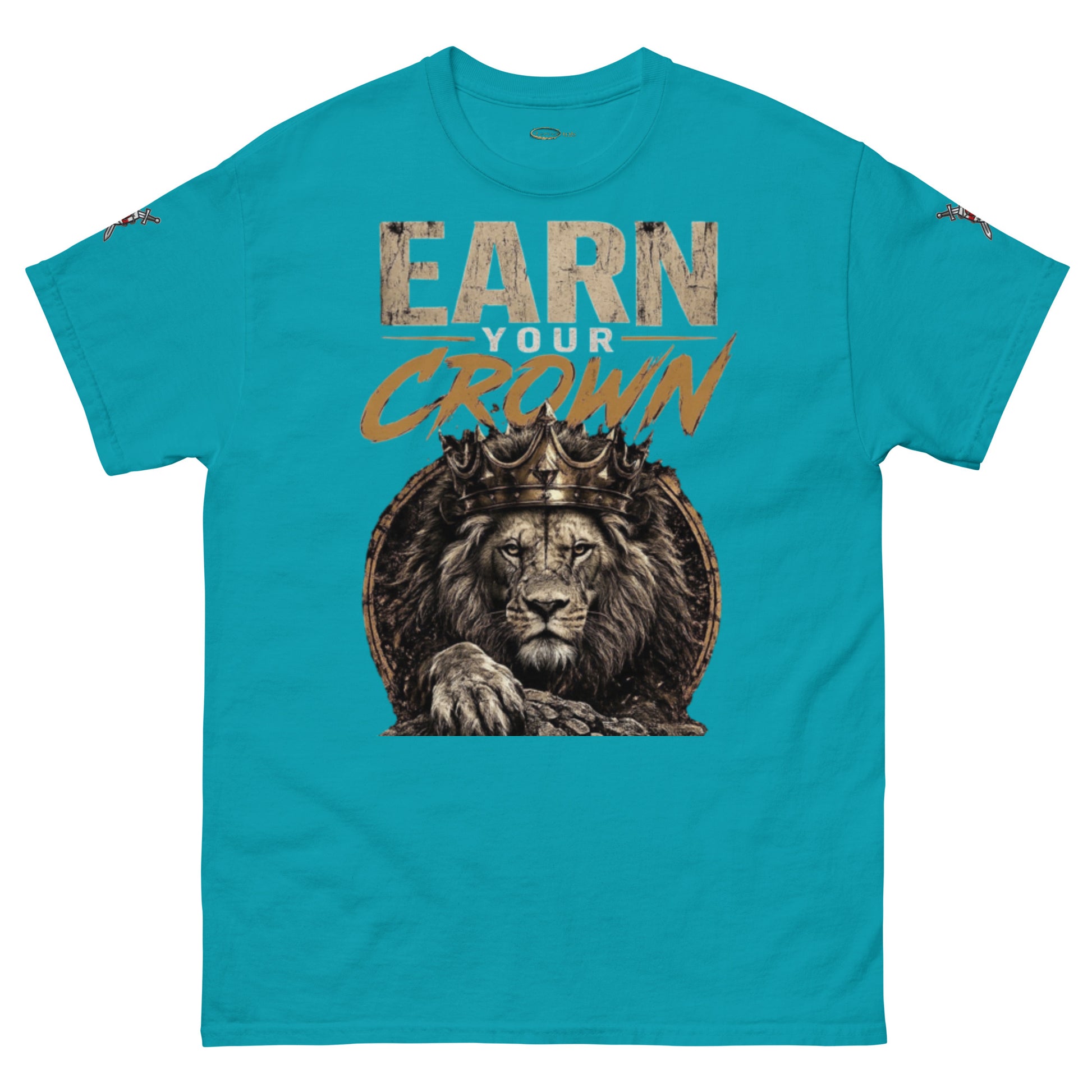 V.I.M 'Earn Your Crown' Lion Tee - Velvet Ink Market (V.I.M)