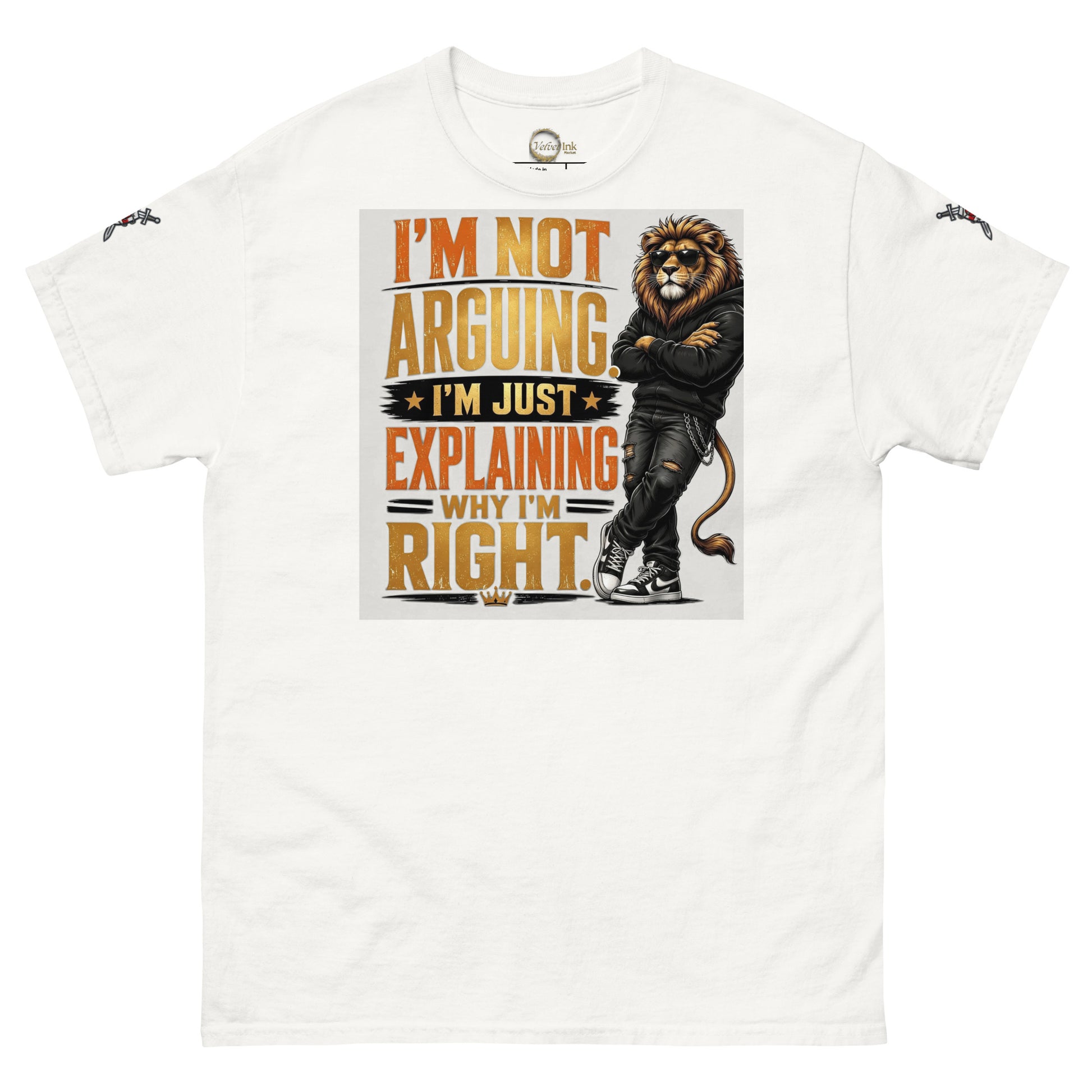 V.I.M 'I'm Not Arguing, I'm Explaining Why I'm Right' Tee - Velvet Ink Market (V.I.M)