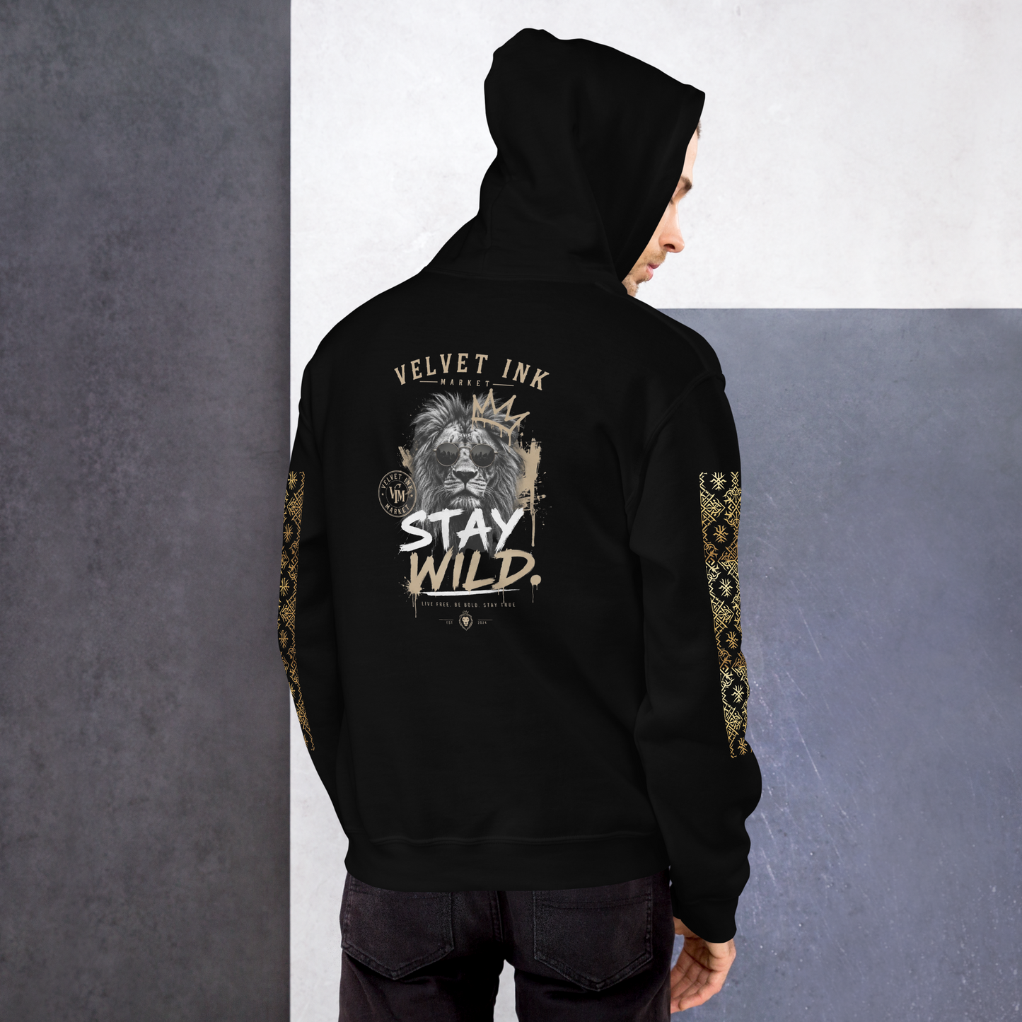 Wild Boys Primate Edition Graphic Hoodie - Velvet Ink Market (V.I.M)