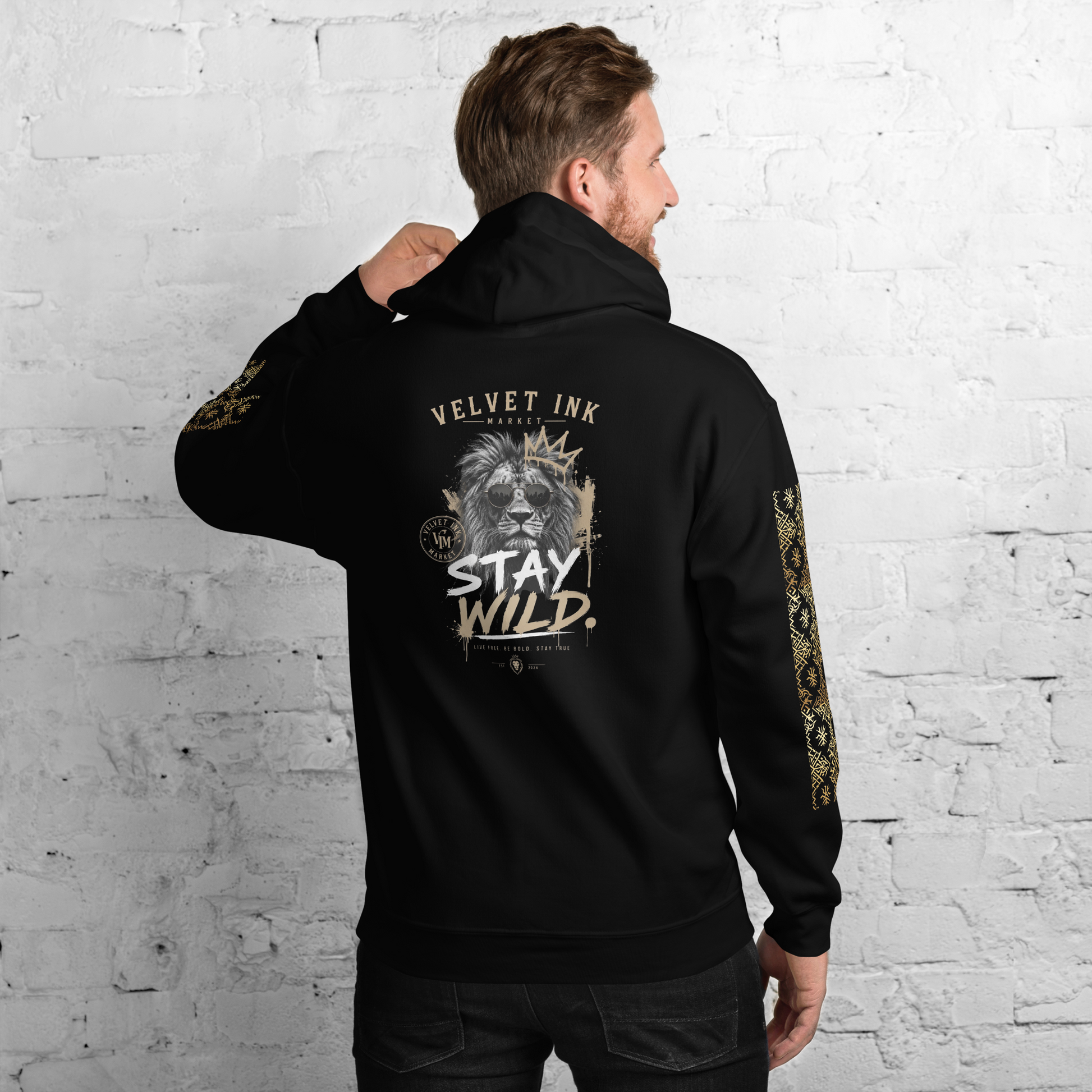 Wild Boys Primate Edition Graphic Hoodie - Velvet Ink Market (V.I.M)