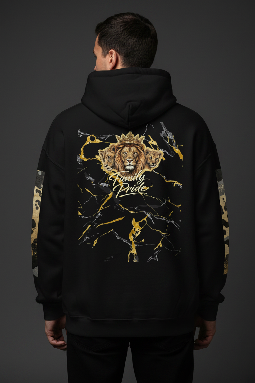 V.I.M Brand "Lead the Pride" Lion Family Pride Hoodie - Velvet Ink Market (V.I.M)