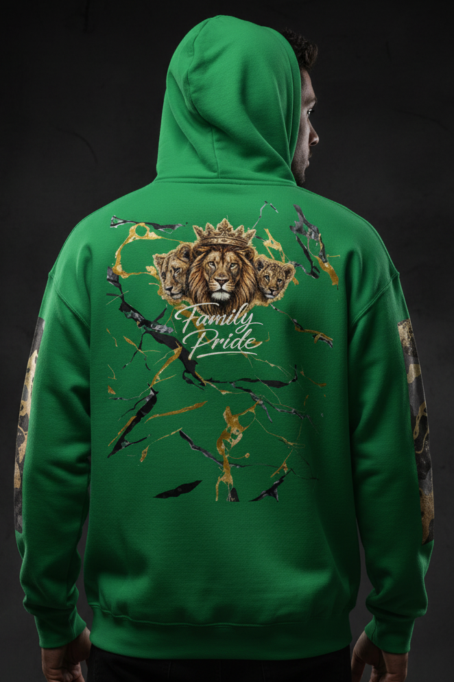 V.I.M Brand "Lead the Pride" Lion Family Pride Hoodie - Velvet Ink Market (V.I.M)