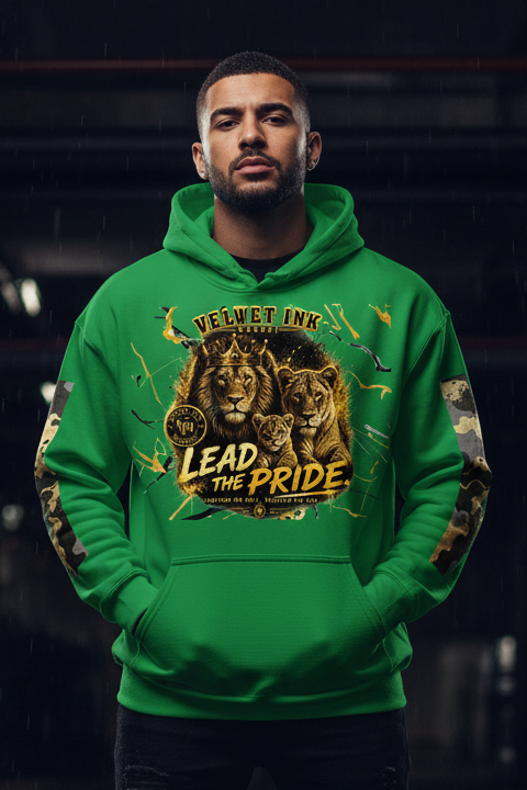 V.I.M Brand "Lead the Pride" Lion Family Pride Hoodie - Velvet Ink Market (V.I.M)