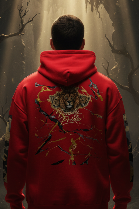V.I.M Brand "Lead the Pride" Lion Family Pride Hoodie - Velvet Ink Market (V.I.M)