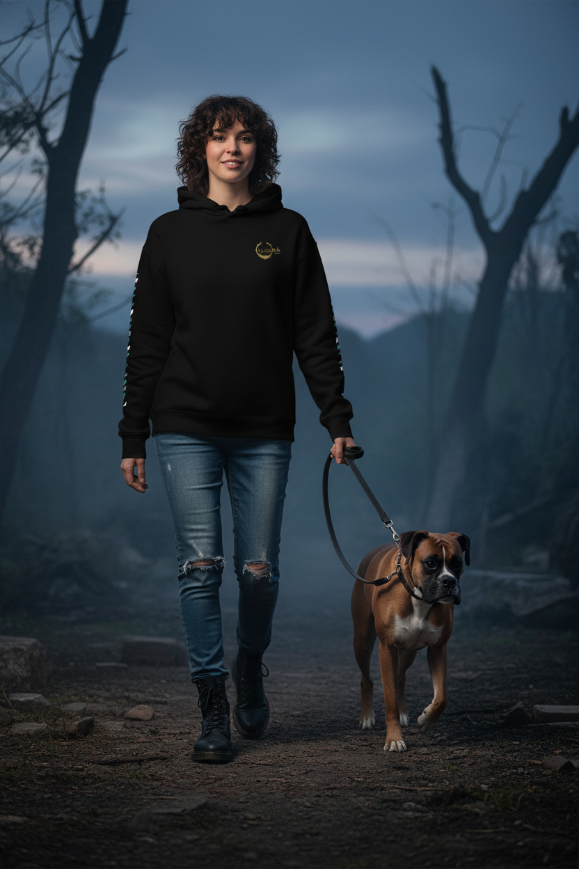 Loyal Companion Graphic Hoodie - Velvet Ink Market (V.I.M)