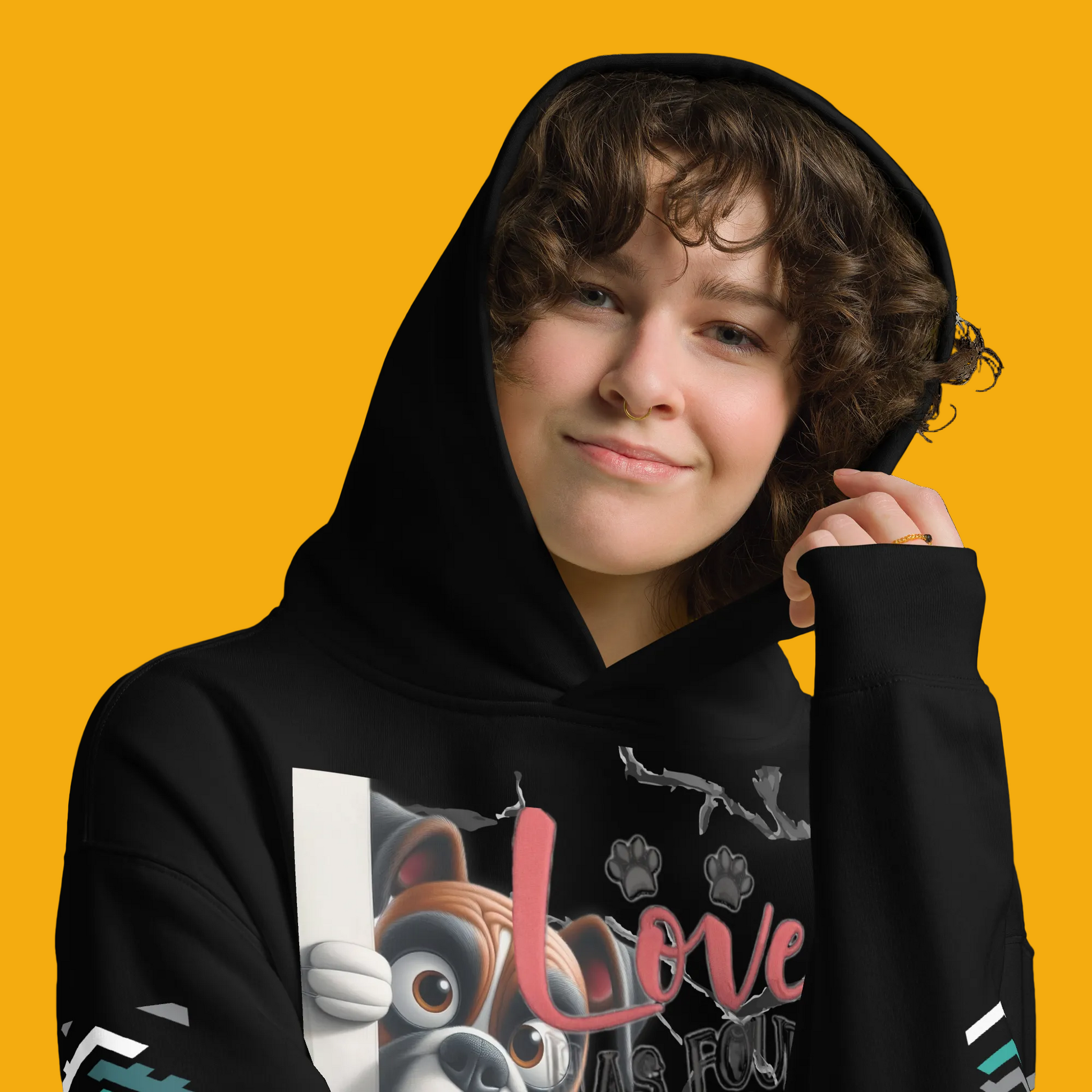 Loyal Companion Graphic Hoodie - Velvet Ink Market (V.I.M)