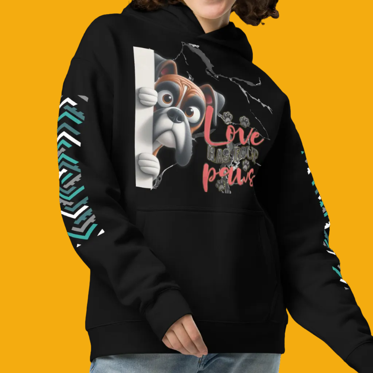 Loyal Companion Graphic Hoodie - Velvet Ink Market (V.I.M)