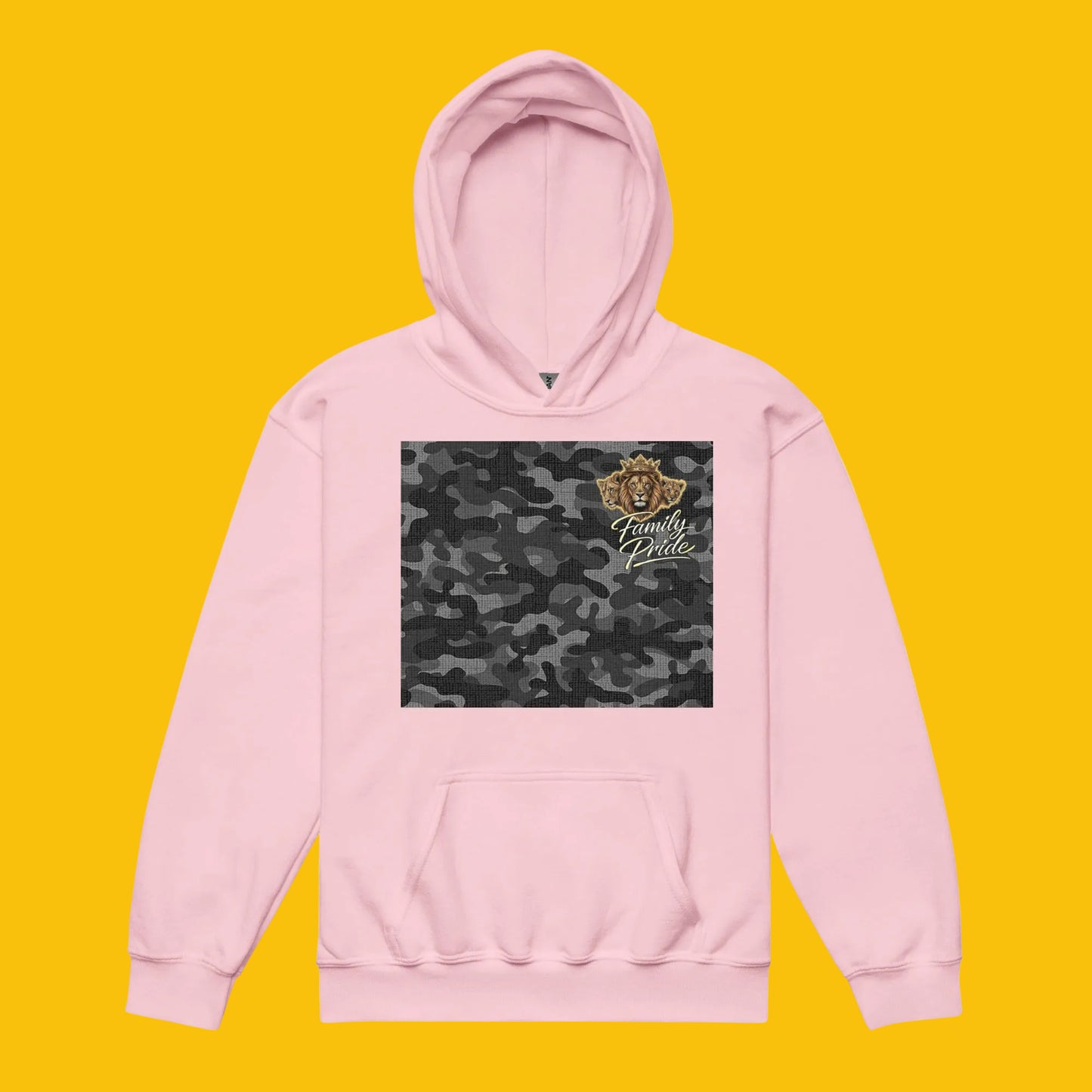 V.I.M Shadow Forge Camo Youth Heavy Blend Hoodie - Velvet Ink Market (V.I.M)