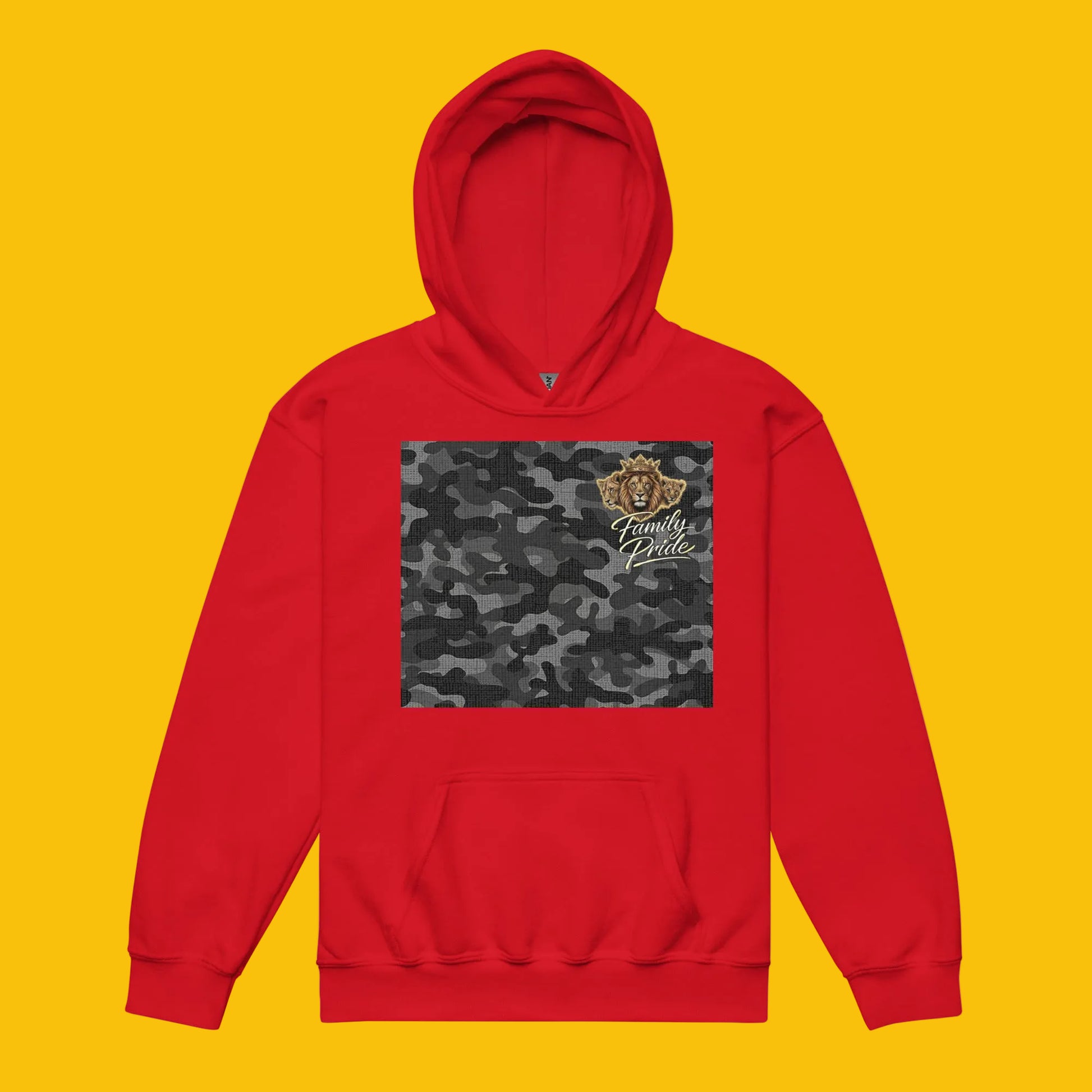 V.I.M Shadow Forge Camo Youth Heavy Blend Hoodie - Velvet Ink Market (V.I.M)