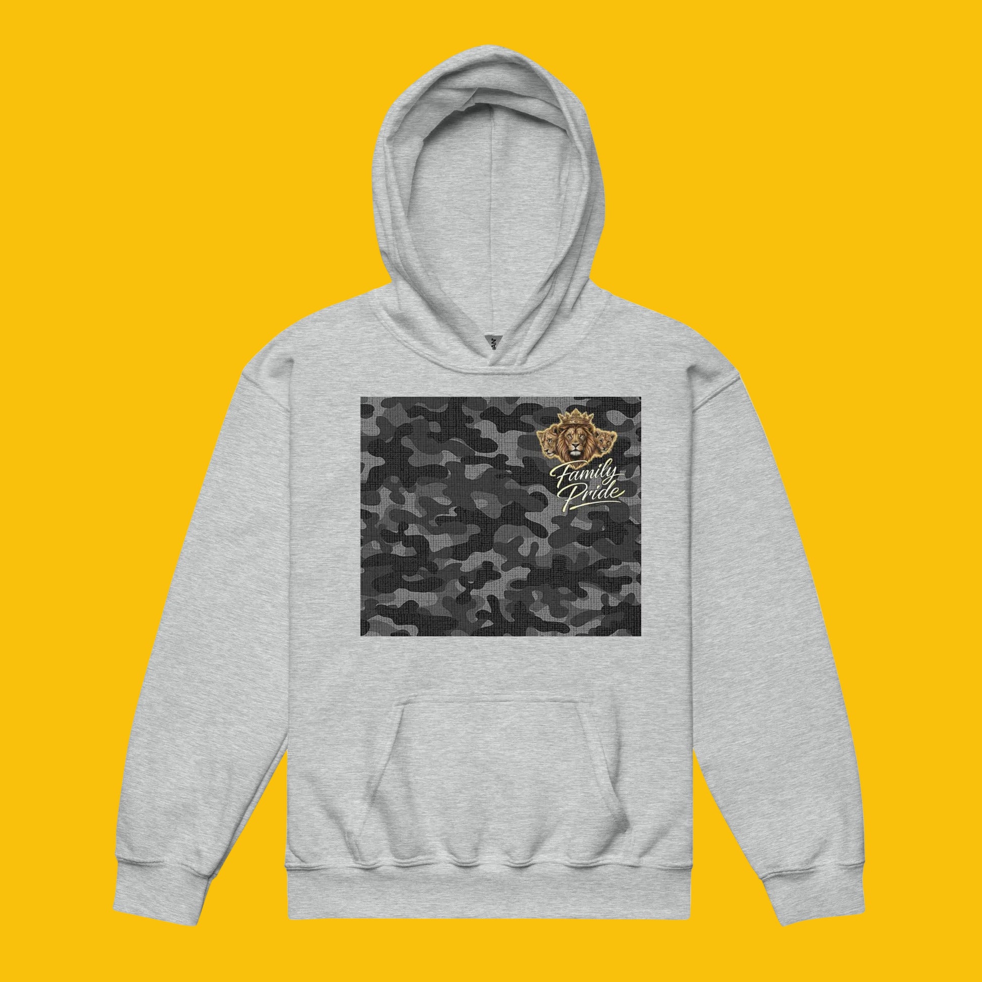 V.I.M Shadow Forge Camo Youth Heavy Blend Hoodie - Velvet Ink Market (V.I.M)