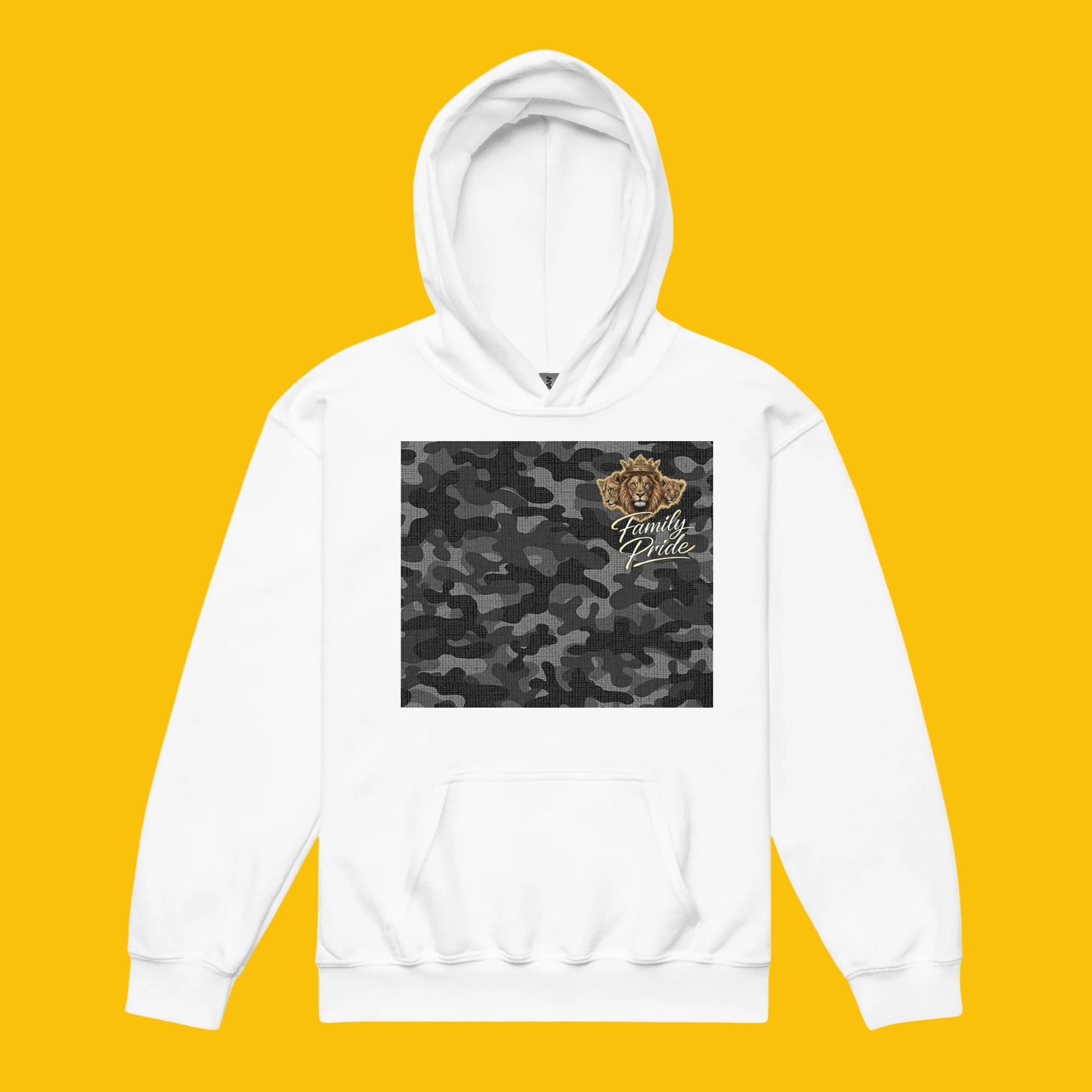 V.I.M Shadow Forge Camo Youth Heavy Blend Hoodie - Velvet Ink Market (V.I.M)